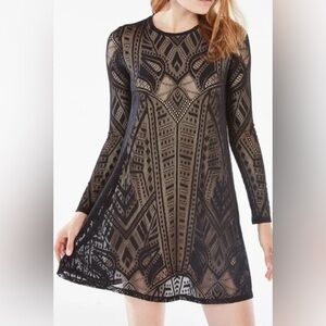 BCBGMaxAzria “Natyly” Geometric Dress